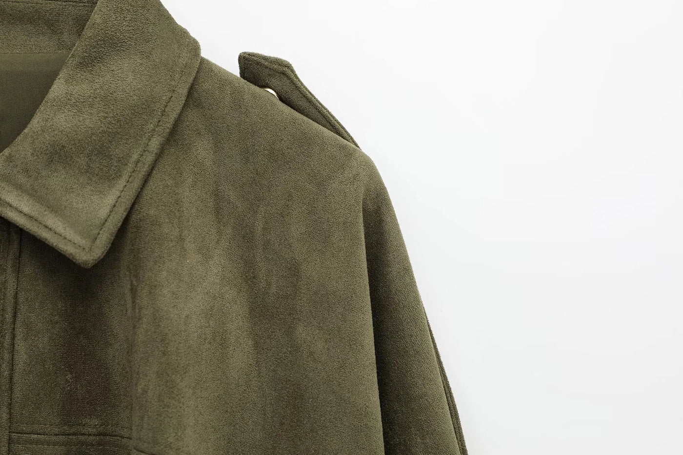 Suede-Look Zip Jacket