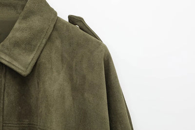 Suede-Look Zip Jacket
