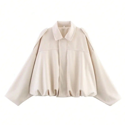 Suede-Look Zip Jacket