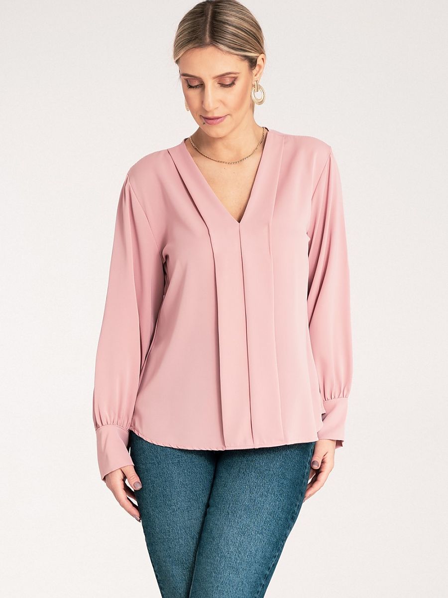 Vera - V-Neck Blouse