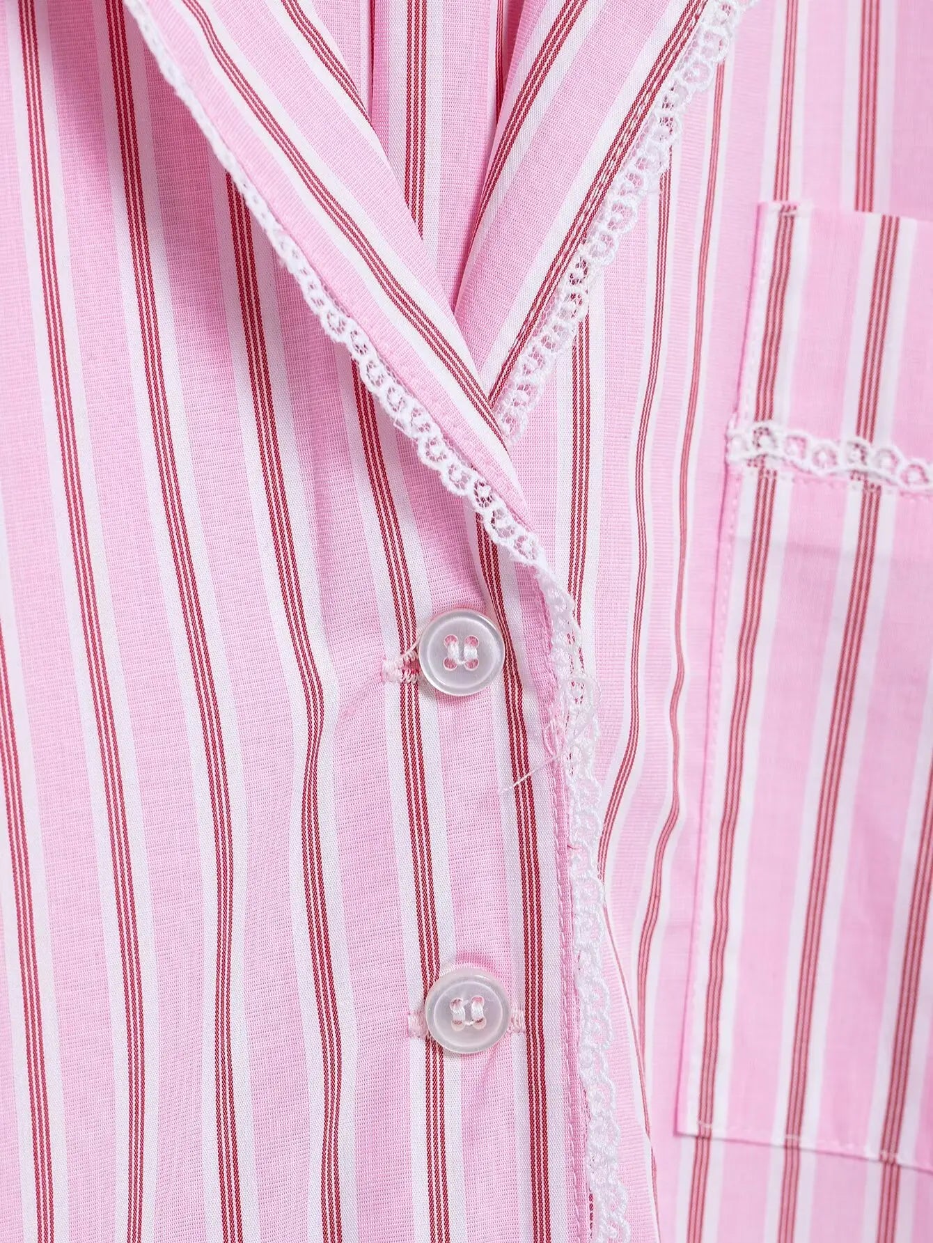 Luxe Loungewear Set – Striped Pink Elegance
